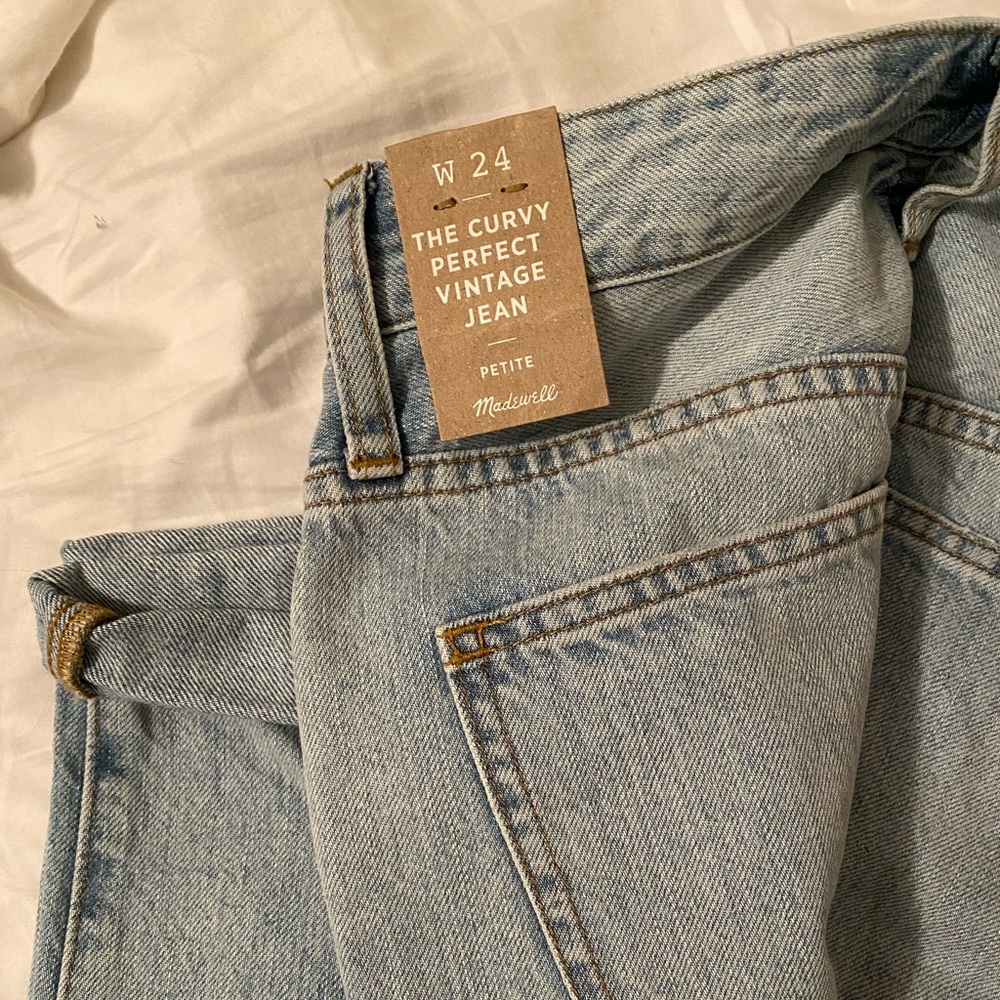 Madewell curvy perfect vintage jeans